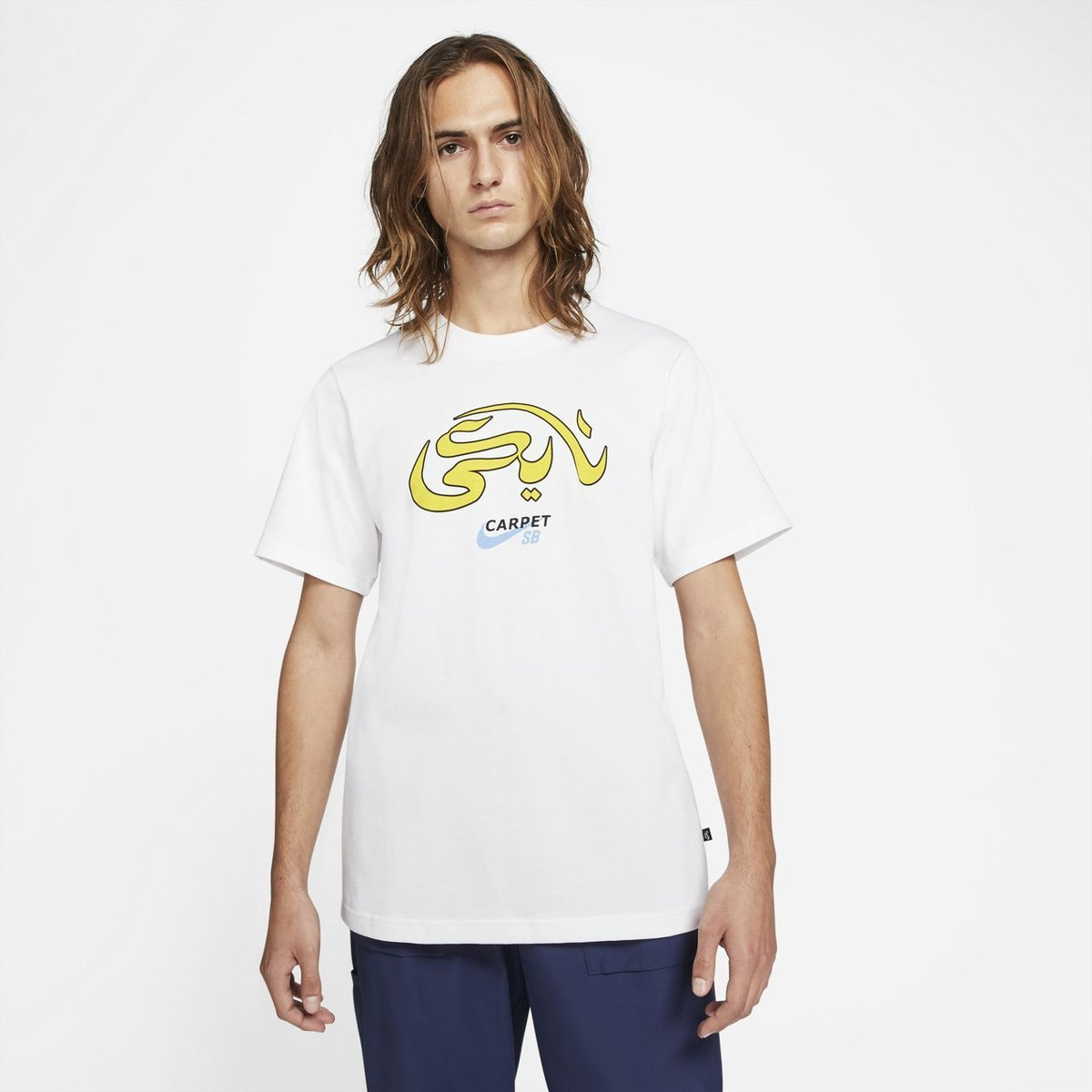 Nike SB x CARPET TEE biały | Clothes 