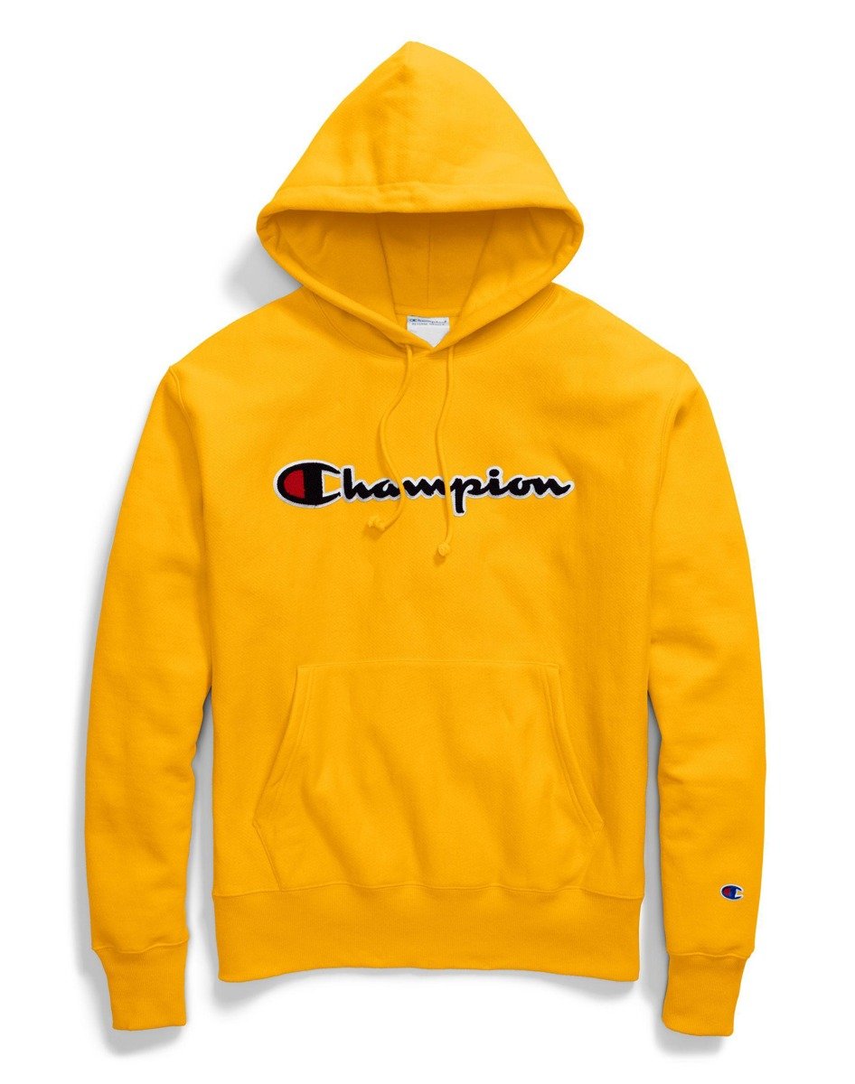 yellow champion hoodie near me