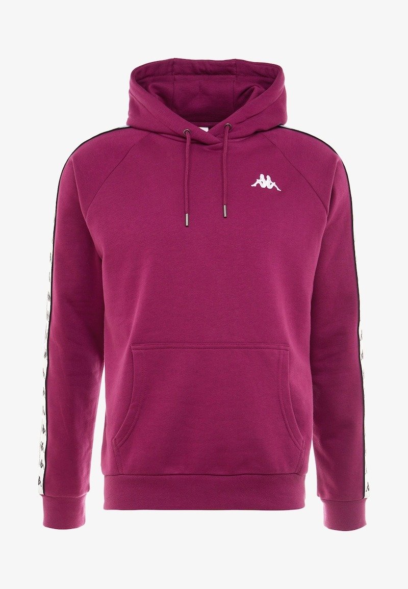 kappa finnus hooded sweatshirt purple 