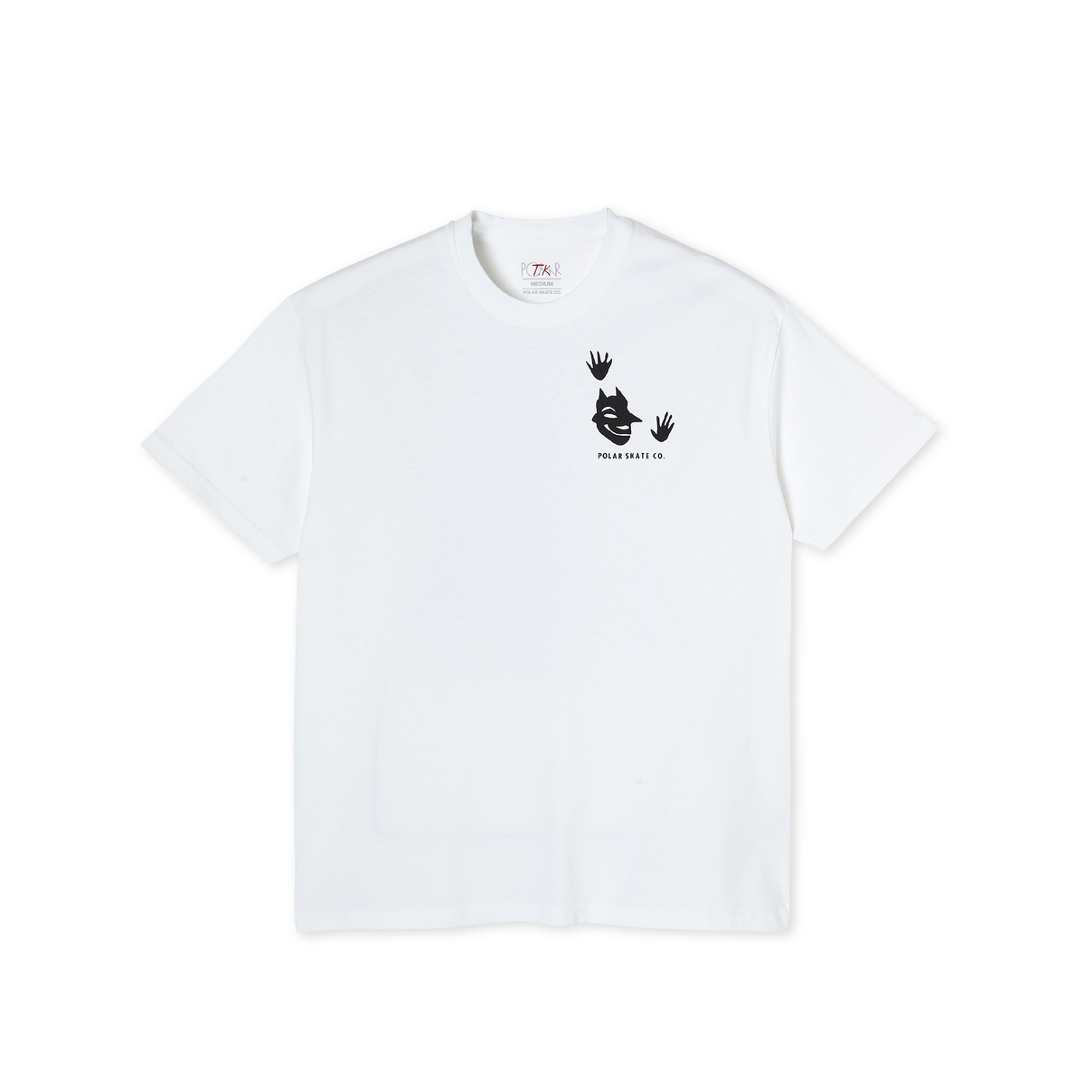 Polar Demon Tee (White) biały | Clothes \ T-shirts \ T-Shirts Brands \  Polar Skate Co News | Skateshop 