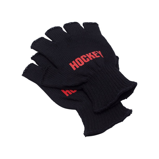 Hockey Fingerless Gloves Black/Red Brands \ Hockey Accesories \ Other