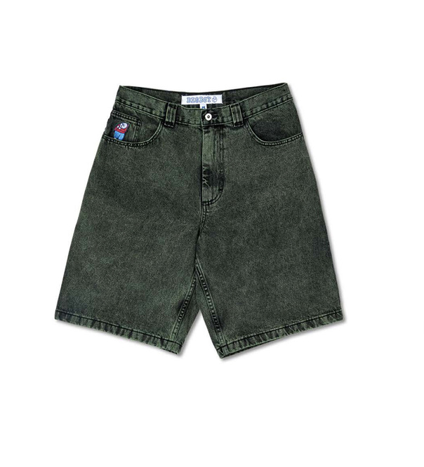 Polar Big Boy Shorts (Mint Black) zielony Clothes \ Shorts Brands