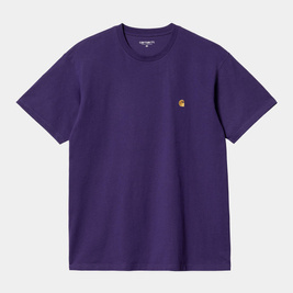 Carhartt WIP S/S Chase T-Shirt (Tyrian/Gold)