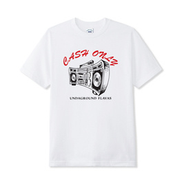 Cash Only Boombox Tee (White)