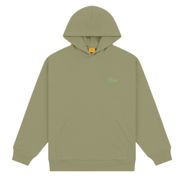 Dime Classic small logo hoodie army green
