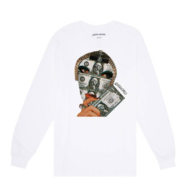 Fucking Awesome - Money Face L/S Tee (White)