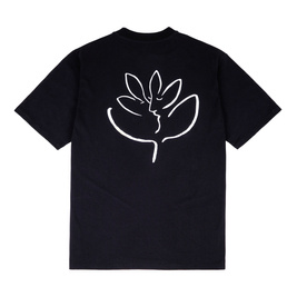 T-Shirt Magenta X Central Skate Shop CTL Plantlife Tee Black