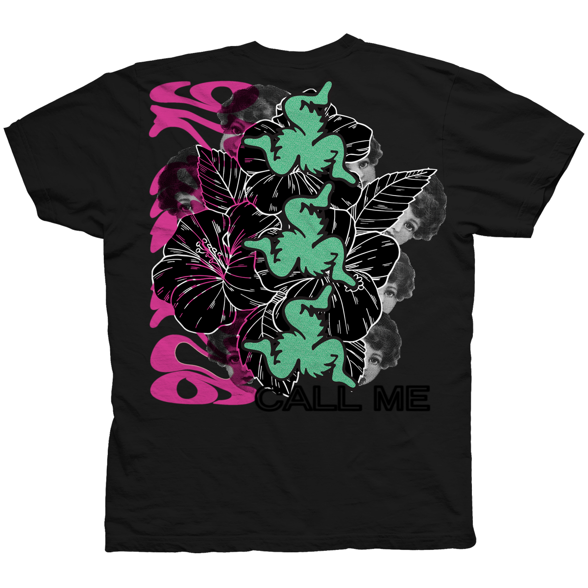 Call Me 917 Aloha Tee Black Clothes T shirts T Shirts