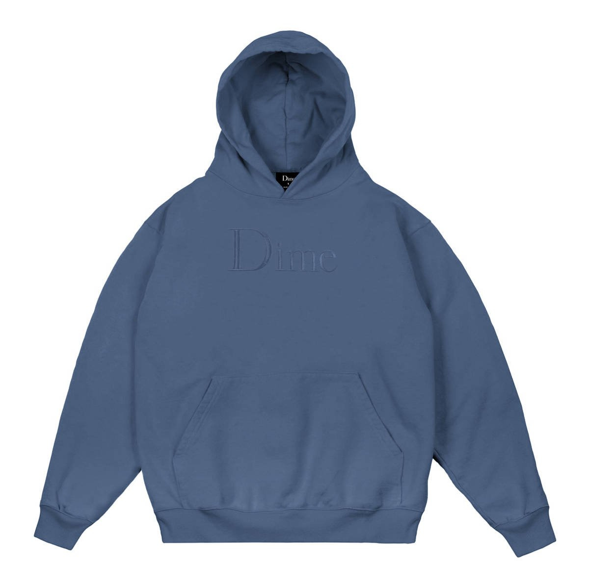 DIME CLASSIC LOGO EMBROIDERED HOODIE Slate