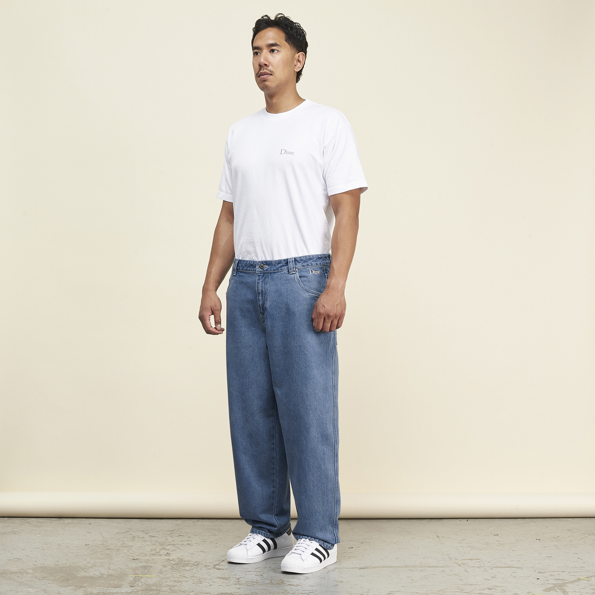 Dime Baggy Denim Pants blue washed blue. | Clothes \ Pants News