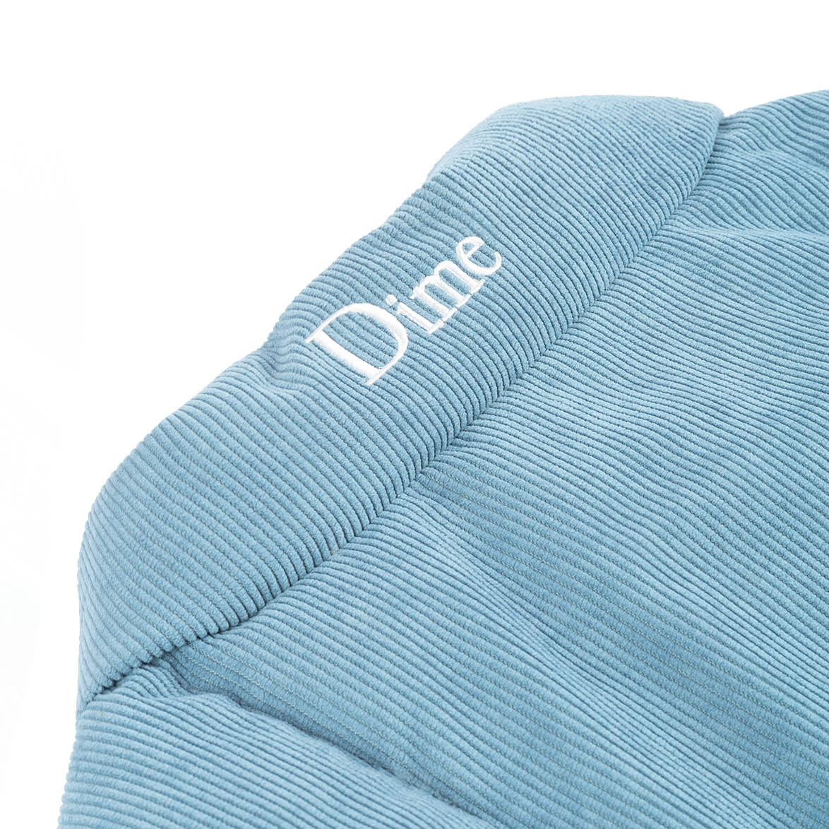 Dime Corduroy Wave Puffer Jacket Light Blue niebieski | Clothes