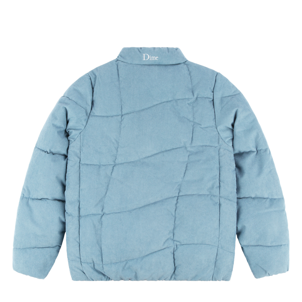 Dime Corduroy Wave Puffer Jacket Light Blue blue. | Clothes 