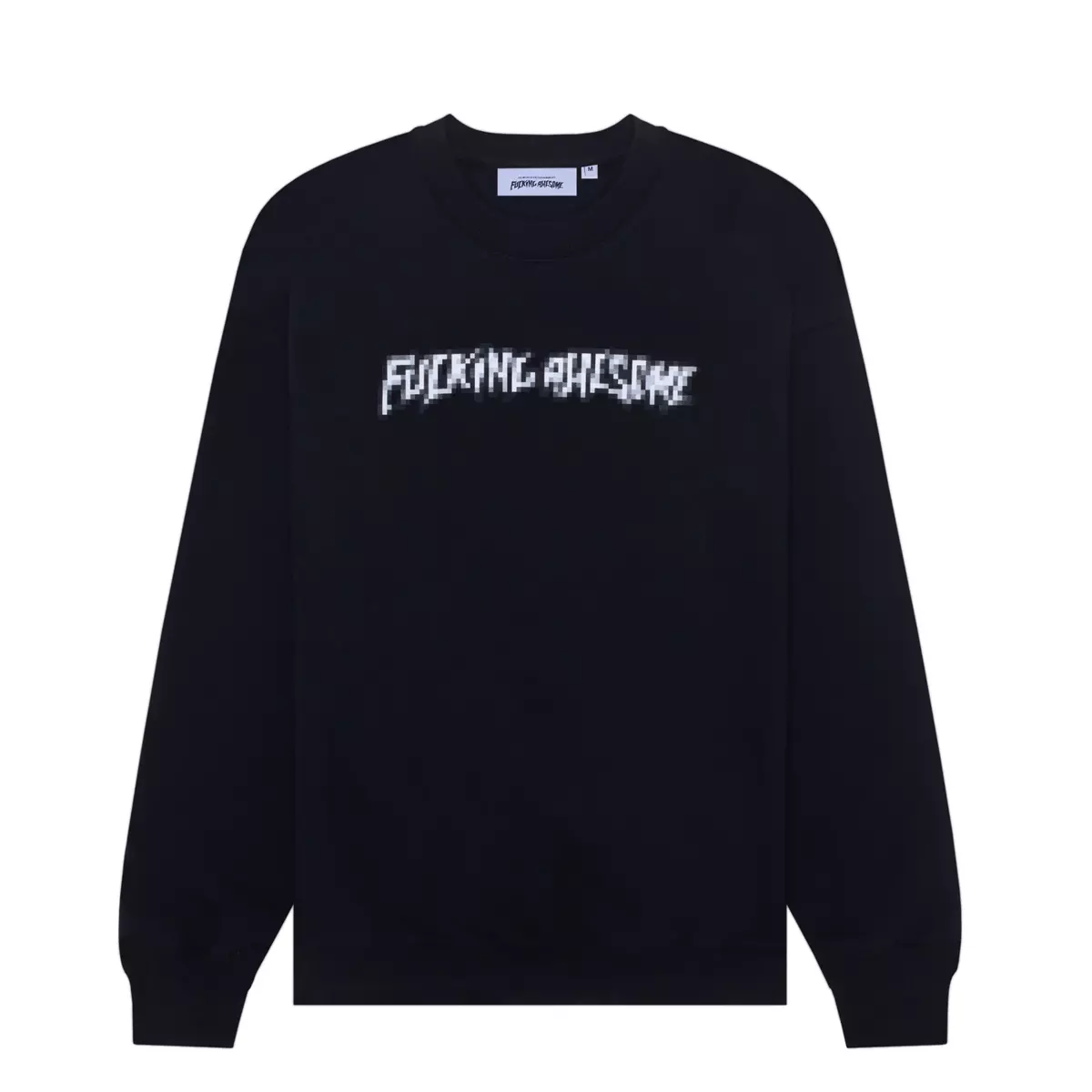 Fucking Awesome Pixel Stamp Crewneck (Black)