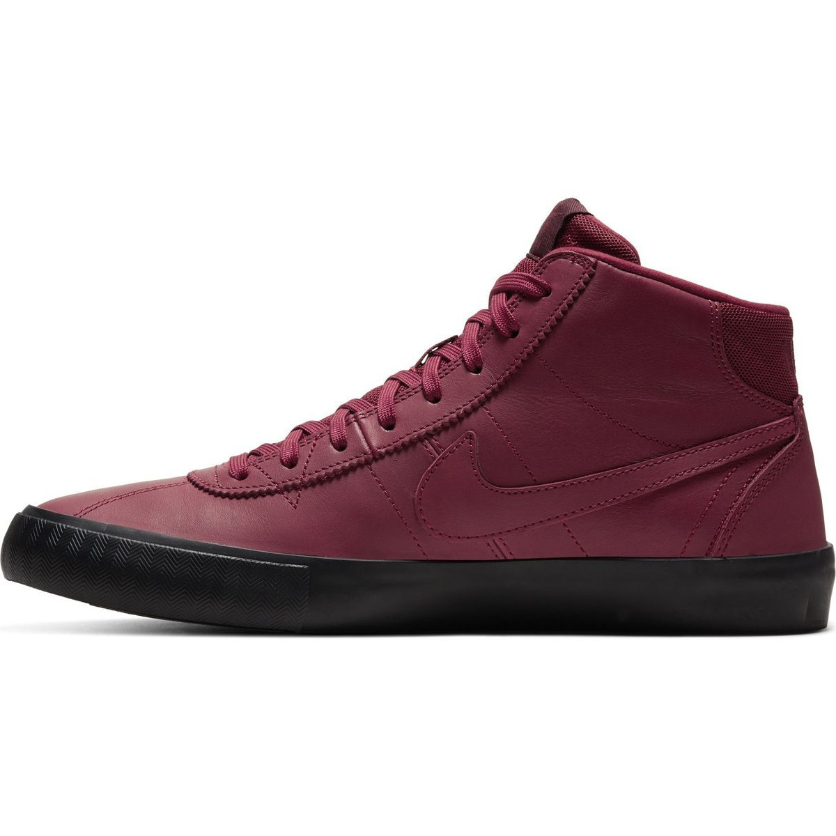 Nike SB Bruin High ISO TEAM RED/NIGHT MAROON-BLACK czerwony | Shoes ...