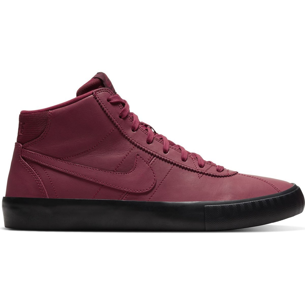 Nike SB Bruin High ISO TEAM RED/NIGHT MAROON-BLACK czerwony | Shoes ...