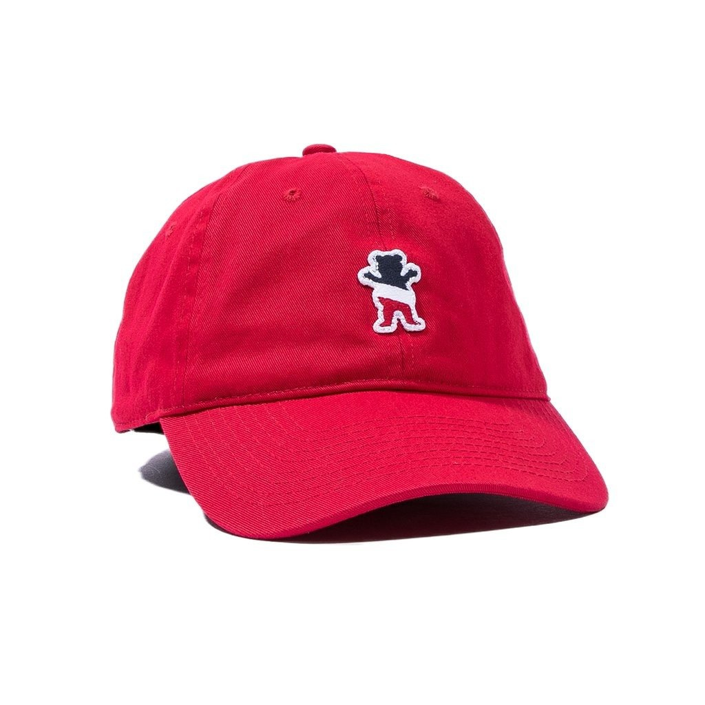 red champion dad hat