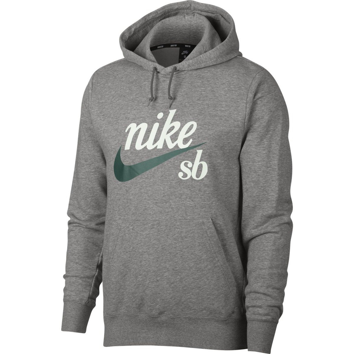 nike sb icon Hoodie Dk Grey Heather/summit White/bicoastal szary | SALE ...