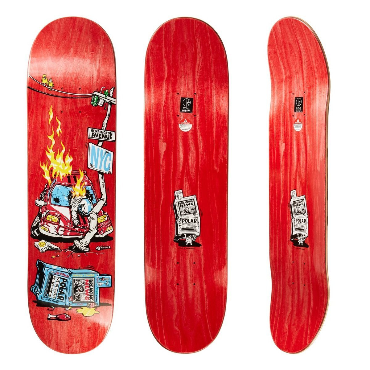 polar Aaron Herrington Crash deck | Skateboards \ Decks Brands \ Polar ...