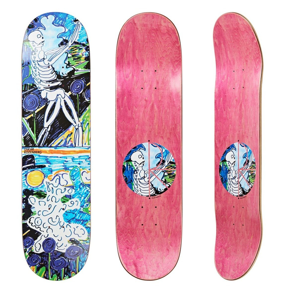 polar oskar rozenberg skeleton deck | Skateboards \ Decks Brands ...