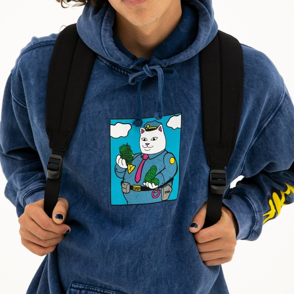 ripndip hoodie blue