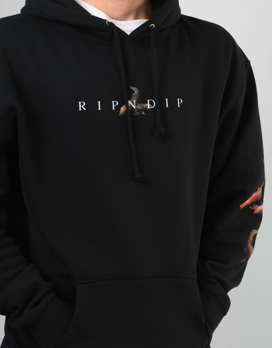 ripndip mother fish baby black hoodie