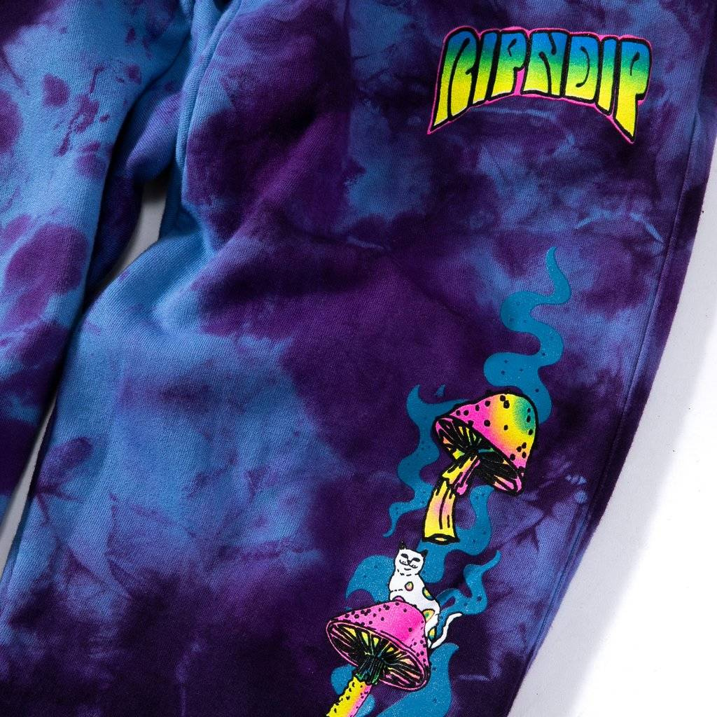 Ripndip psychedelic nerm deals purple tie dye hoodie