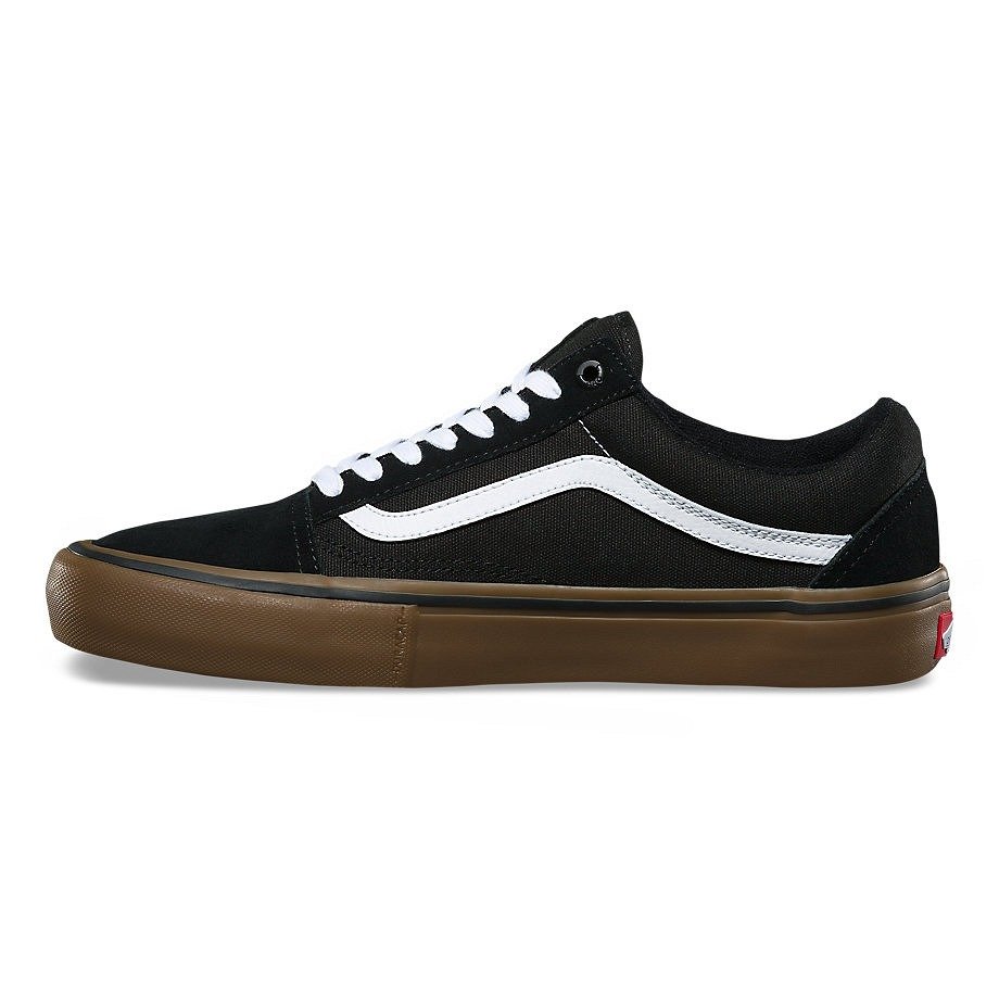 shoes vans old skool pro black/white/gum BLACK | Shoes \ Vans SALE ...