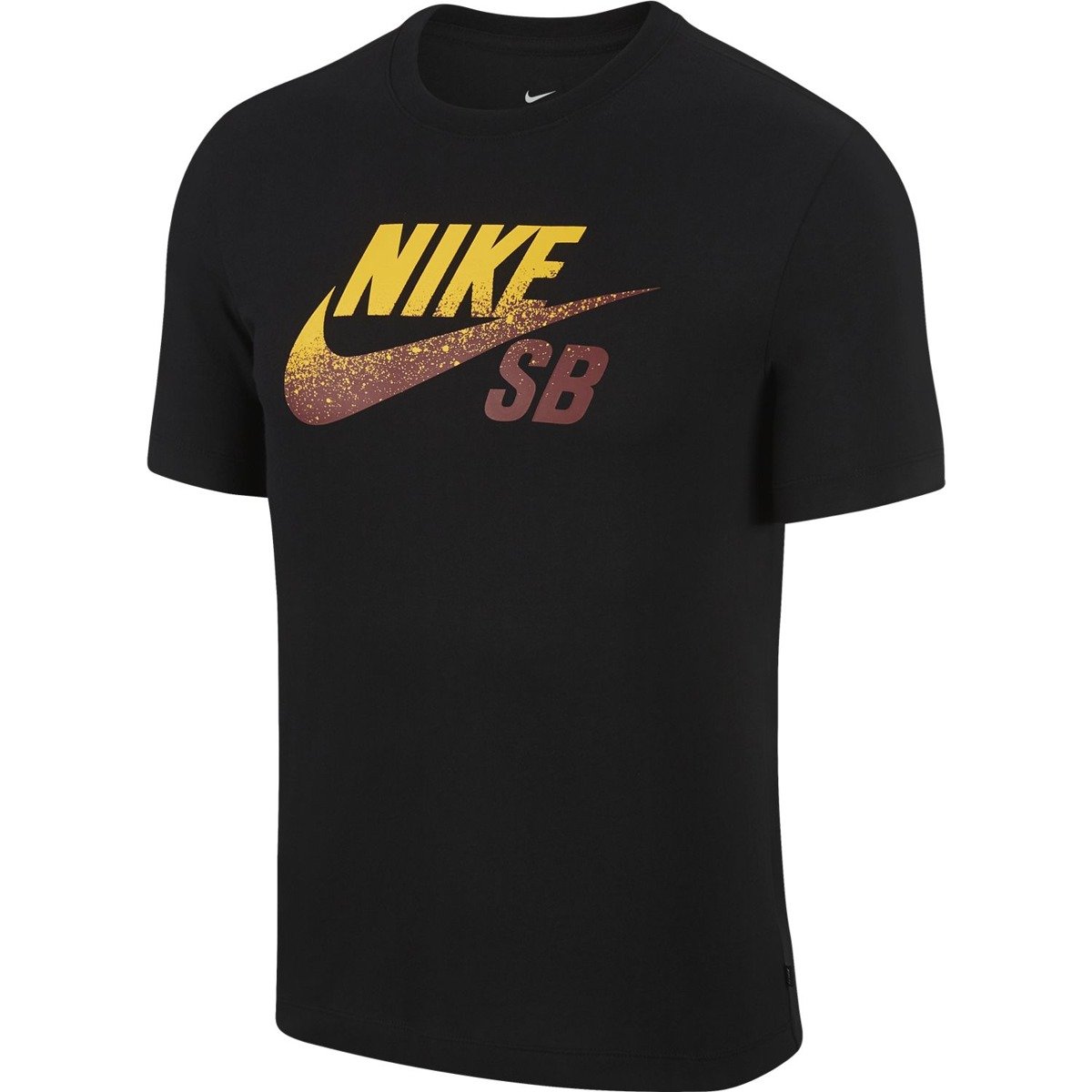 t shirt Nike Sb Dry Tee Dfct Logo Nba black/team red/university gold ...