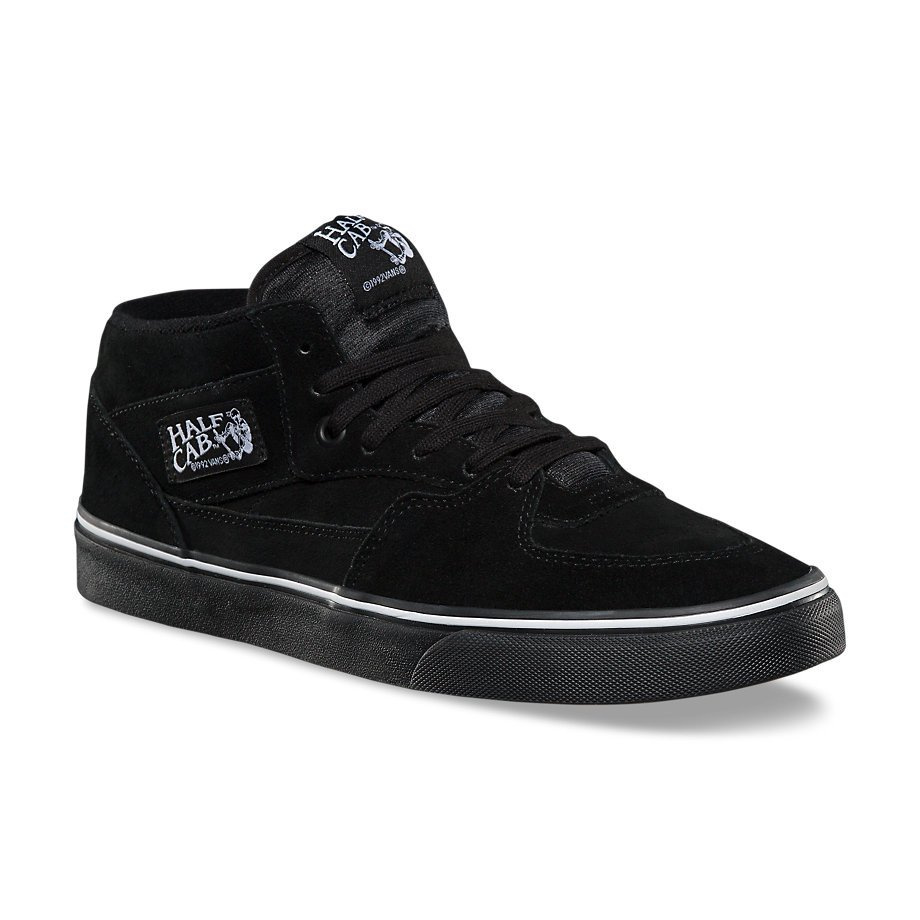 shoes vans half cab suede black wt czarny | Shoes \ Vans Brands \ Vans ...