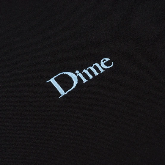  Dime Small Logo Hoodie  (Black/Blue)
