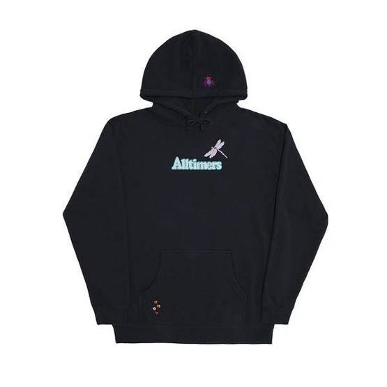 Alltimers - Embroidered Bugged Out Broadway Hoodie Heather Grey
