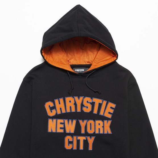 Chrystie NYC - Varsity Logo Hoodie  black