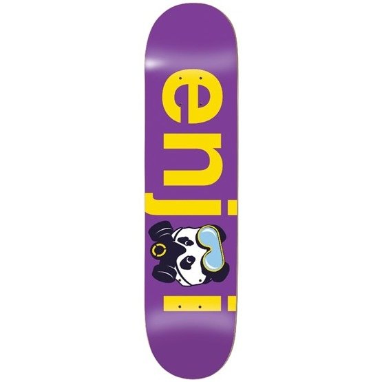 Deck Enjoi - No Brainer Gas Mask purple 8.125"