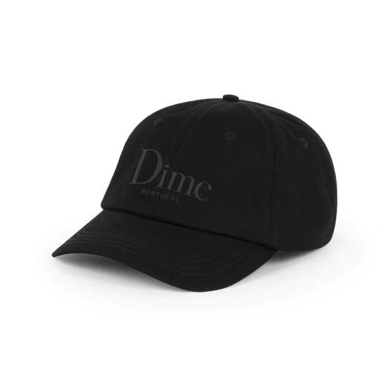 Dime Classic Silicone Logo Cap (Black)