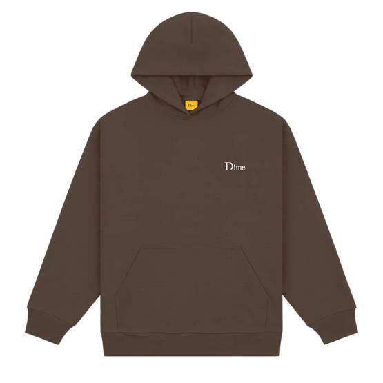 Dime Classic Small Logo Hoodie (Driftwood)