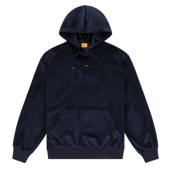 Dime Classic Velour hoodie navy