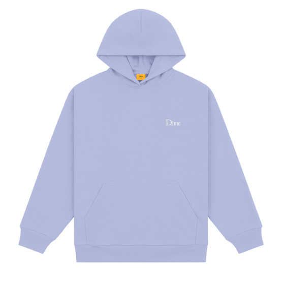 Dime Classic small logo hoodie light idigo