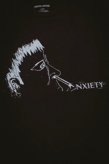 Fucking Awesome Anxiety Tee (Black)