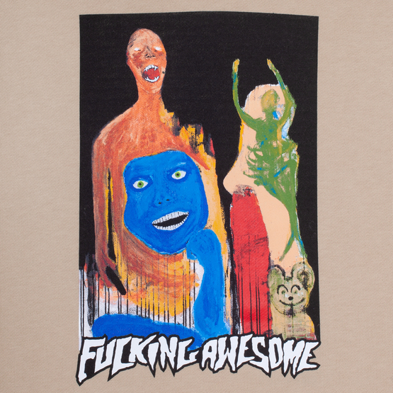 Fucking Awesome - Dill Collage Ii Hoodie Sand