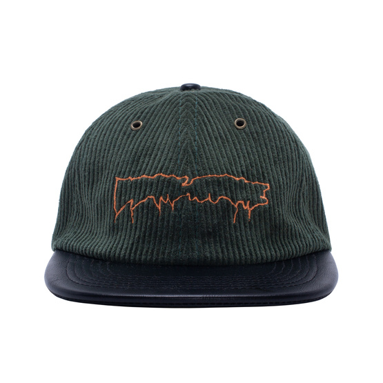 Fucking Awesome - Drip Corduroy Strapback Forest Green