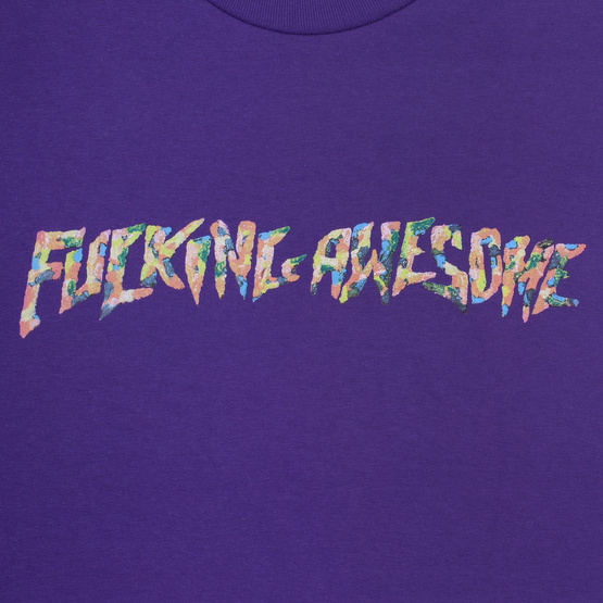 Fucking Awesome - Gum Stamp Tee Purple