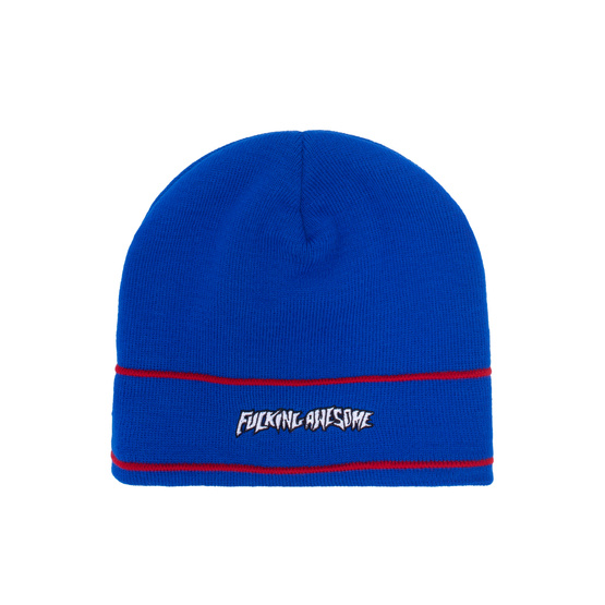 Fucking Awesome - Little Stamp Stripe Beanie Blue