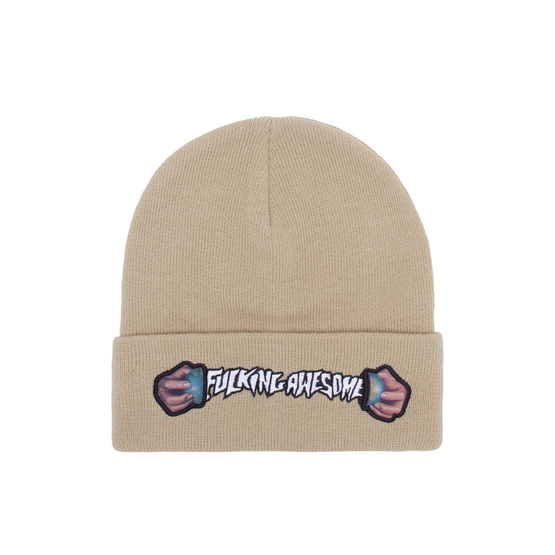 Fucking Awesome - World Cup Cuff Beanie Sand