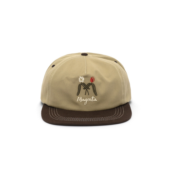 Magenta Lover Snapback Hat (Beige)