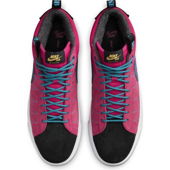 Nike SB Zoom Blazer Mid Premium Rush Pink/deep Royal Blue-laser Blue
