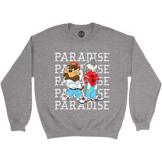 PARADISE NYC KRIS KROSS CREW - Grey
