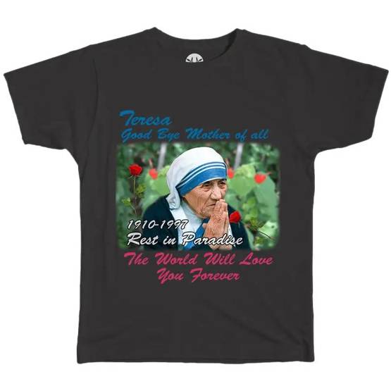 Paradise - Mother Teresa RIP S/S T-Shirt (Black)