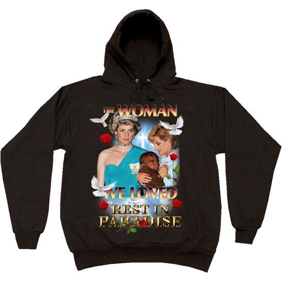 Paradise NYC THE WOMAN WE LOVED HOOD - Black