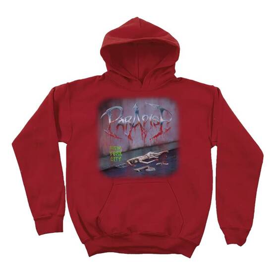 Paradise - Obituary Hoodie (Red)