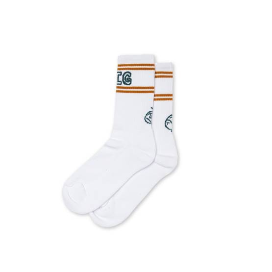 Polar Big Boy Socks (White/Teal/Orange)